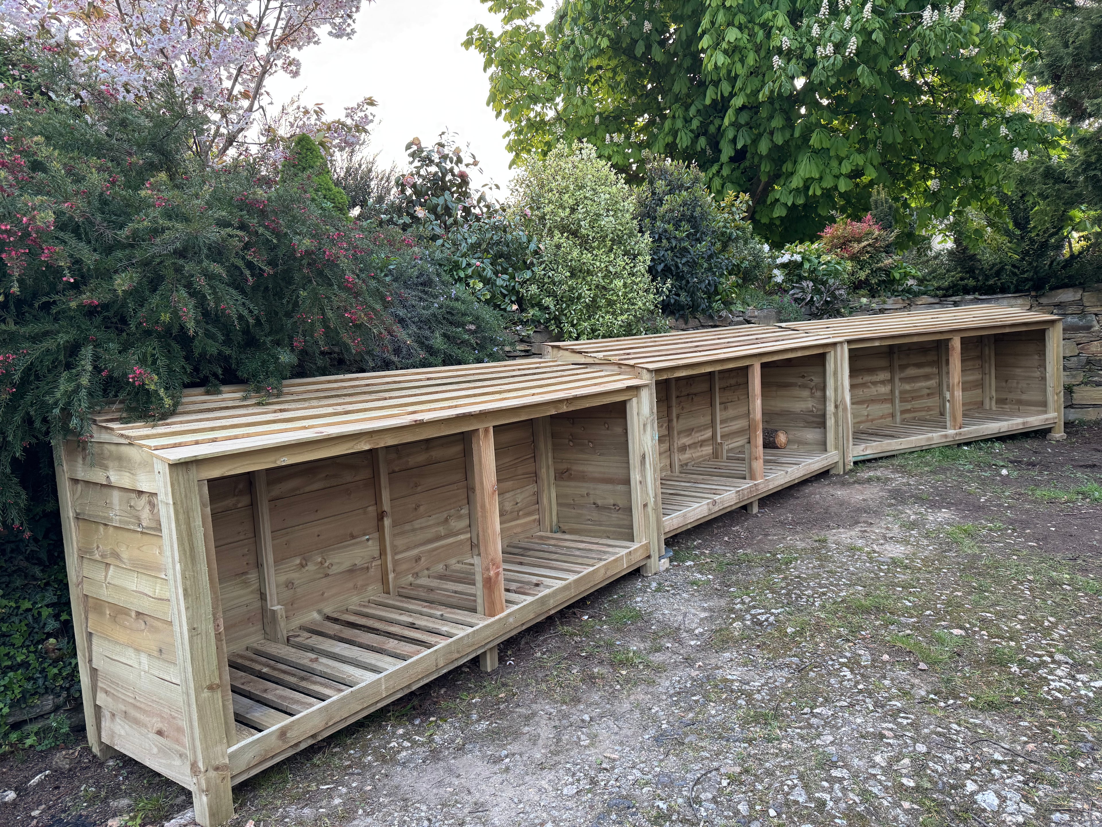 Bespoke Built Log Store