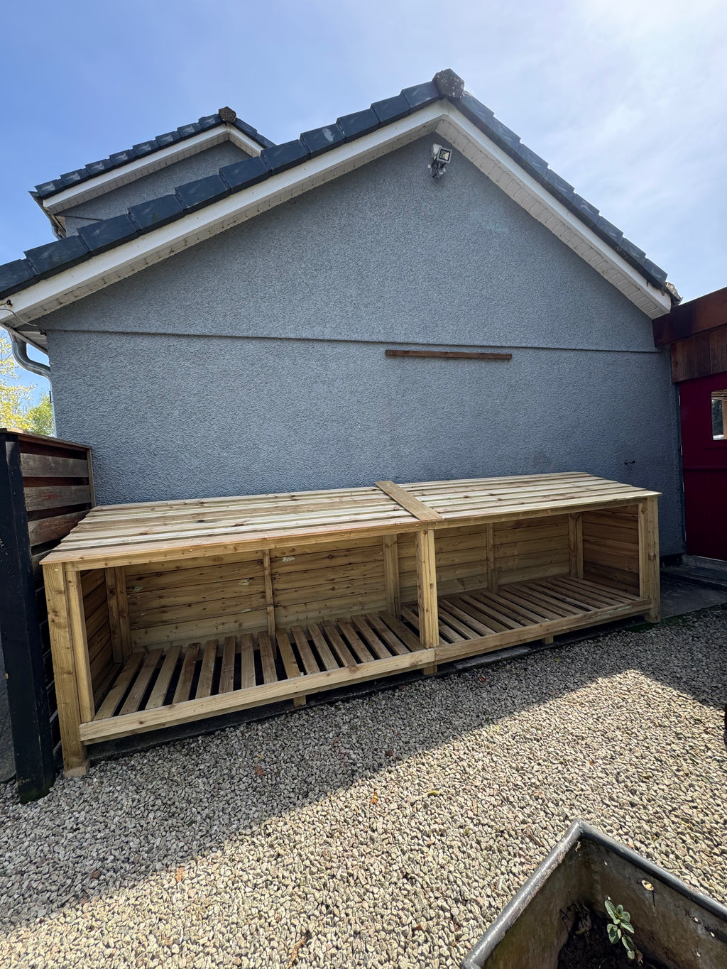 Bespoke Built Log Store