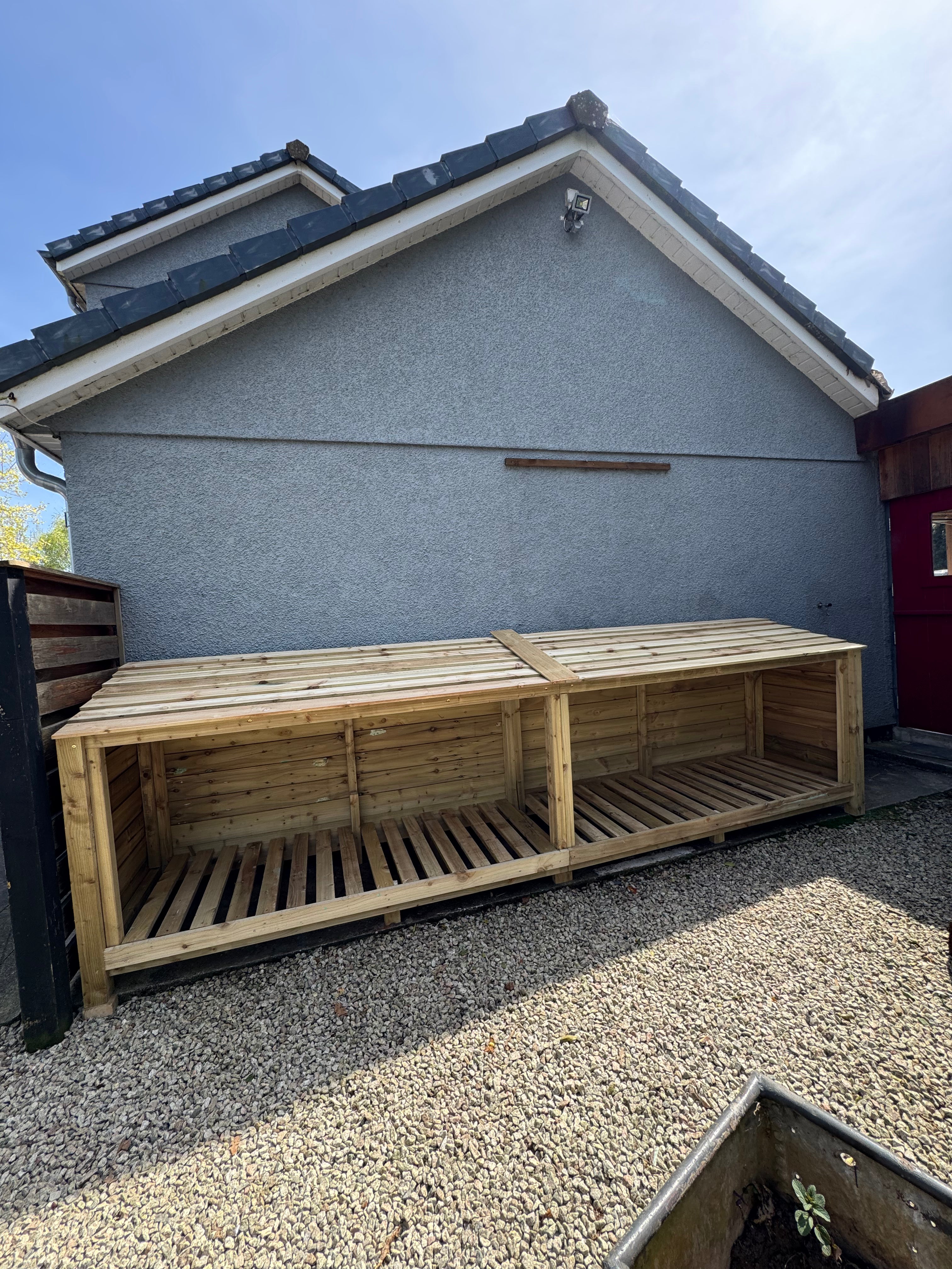 Bespoke Built Log Store